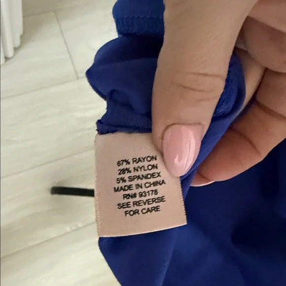 Philosophy Royal Blue Pencil Skirt - Picture 5 of 7